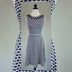Pixley Women’s Dress Navy & White Size L